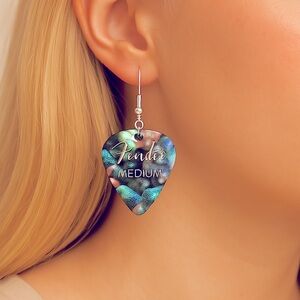 Single Earring Pearlescent Multi Color New Boutique